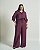 Conjunto Plus Size Camisa Detalhe e Calça Reta Vinho Quality Moda Plus Size Brit Preview qbl - Imagem 1