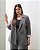 Blazer Basic Daily Cinza Cinza Quality Moda Plus Size Brit Preview qbl - Imagem 1