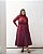 Saia Midi Sarja Plus Size Vinho Quality Moda Plus Size Brit Preview qbl - Imagem 4