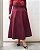Saia Midi Sarja Plus Size Vinho Quality Moda Plus Size Brit Preview qbl - Imagem 2