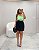 Saia Short Preto com Cinto Duplo Quality Moda Plus Size rml - Imagem 1