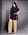 Calça Pantalona Aruba Marrom Quality Moda Plus Size Preview Dub - Imagem 2