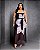 Vestido Plus Size Tule Flex Preto Estampado Quality Moda Plus Size Preview Dub - Imagem 1