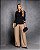 Camisa Tricoline Amarração Preta Quality Moda Plus Size Preview Dub - Imagem 3