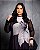 Vestido Tule Manga Longa Estampado Quality Moda Plus Size Preview Dub - Imagem 3