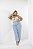 Calça Barrel Jeans Claro Quality Moda Plus Size dvs - Imagem 4