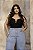Calça Barrel Jeans Claro Quality Moda Plus Size dvs - Imagem 8