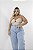 Calça Barrel Jeans Claro Quality Moda Plus Size dvs - Imagem 5