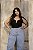Calça Barrel Jeans Claro Quality Moda Plus Size dvs - Imagem 9