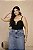 Body Fivela Preto Quality Moda Plus Size dvs - Imagem 1