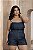 Top Jeans Escuro Quality Moda Plus Size dvs - Imagem 1