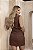 Conjunto Colete e Saia Short Pespontado Quality Moda Plus Size dvs - Imagem 7