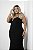 Vestido Longo Detalhe Decote Quality Moda Plus Size dvs - Imagem 9