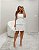 Vestido Linho Misto Off White Quality Moda Plus Size rml - Imagem 1
