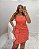 Vestido Plus Size com Cinto Laranja Quality Moda Plus Size rml - Imagem 2