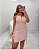 Vestido Ilhoes Lateral Rosa Quality Moda Plus Size rml - Imagem 2