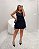 Vestido Ilhoes Lateral Preto Quality Moda Plus Size rml - Imagem 1