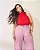 Calça Plus Size Listra com Elástico Quality Moda Plus Size Preview qbl - Imagem 4