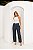 Calça Jeans Barrel Lavagem Escura Quality Moda Plus Size dvs - Imagem 5