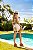 Conjunto Colete e Saia Short Linho Misto Quality Moda Plus Size dvs - Imagem 4