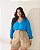 Blusa Bata Plus Size Gola Padre Babado Quality Moda qbl - Imagem 6