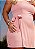 Vestido Rosa Amarração Quality Moda Plus Size Preview rml - Imagem 5