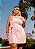 Vestido Rosa Amarração Quality Moda Plus Size Preview rml - Imagem 4
