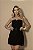 Vestido Macaquinho Preto com Fivela Quality Moda Plus Size Preview dvs - Imagem 3