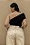 Blusa Ombro Único Drapeada Quality Moda Plus Size Preview Dvs - Imagem 3
