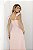 Vestido Midi Pespontado Rosa Quality Moda Plus Size Preview Dvs - Imagem 5