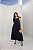Vestido Midi Pespontado Rosa Quality Moda Plus Size Preview Dvs - Imagem 2