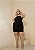 Vestido Preto Decote e Renda Bordada Quality Moda Plus Size rml - Imagem 1