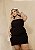 Vestido Preto Decote e Renda Bordada Quality Moda Plus Size rml - Imagem 2