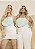 Cropped Flor Bordada com Lastex e Zíper Quality Moda Plus Size rml - Imagem 1