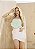 Cropped Flor Bordada com Lastex e Zíper Quality Moda Plus Size rml - Imagem 2