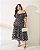 Vestido Poá Midi Romântico com Franzidos Quality Moda Plus Size Preview qbl - Imagem 1