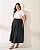 Saia Midi Plus Size com Elástico e Bolso Quality Moda Plus Size Preview qbl - Imagem 11
