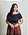 Saia Midi Plus Size com Elástico e Bolso Quality Moda Plus Size Preview qbl - Imagem 7
