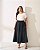Saia Midi Plus Size com Elástico e Bolso Quality Moda Plus Size Preview qbl - Imagem 10
