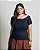 Saia Midi Plus Size com Elástico e Bolso Quality Moda Plus Size Preview qbl - Imagem 8