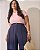 Blusa Baby Look Plus Size Malha Canelada Quality Moda Plus Size Preview qbl - Imagem 1
