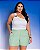 Blusa Canelada Ombro Único Quality Moda Plus Size Dub Preview - Imagem 2