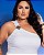 Blusa Canelada Ombro Único Quality Moda Plus Size Dub Preview - Imagem 1