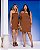 Vestido Curto Canelado Marrom Quality Moda Plus Size Dub Preview - Imagem 1