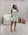 Vestido Verde com Babados Quality Moda Plus Size rml - Imagem 1