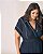 Vestido Midi Gola V com Vivo Contrastante Quality Moda Plus Size Preview qbl - Imagem 3