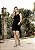 Vestido Pespontado Preto Quality Moda Plus Size rml - Imagem 2