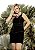 Vestido Pespontado Preto Quality Moda Plus Size rml - Imagem 3
