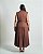 Conjunto Blusa Transpassada Saia Midi Linho Quality Moda Plus Size Preview qbl - Imagem 4
