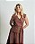 Conjunto Blusa Transpassada Saia Midi Linho Quality Moda Plus Size Preview qbl - Imagem 6